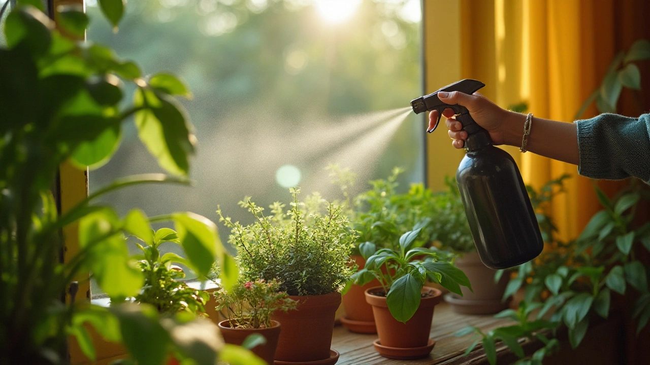 Leaf Spraying: Revitalizing Indoor Plants with H2O