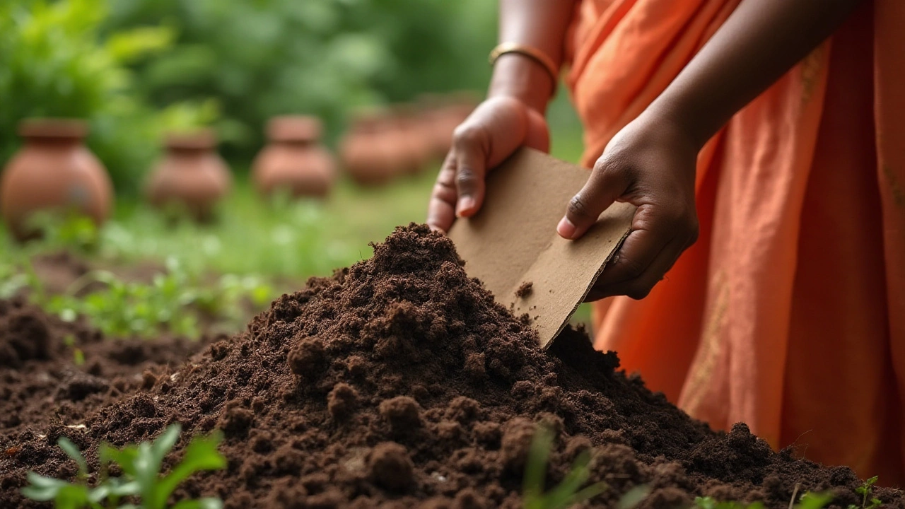 Preparing Cardboard for Composting