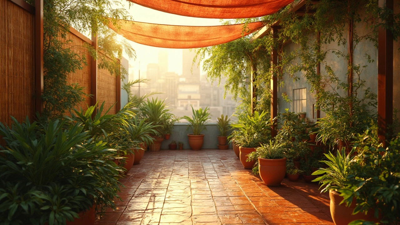 How to Cover a Roof from Sun Heat: Practical Tips for Terrace Gardening