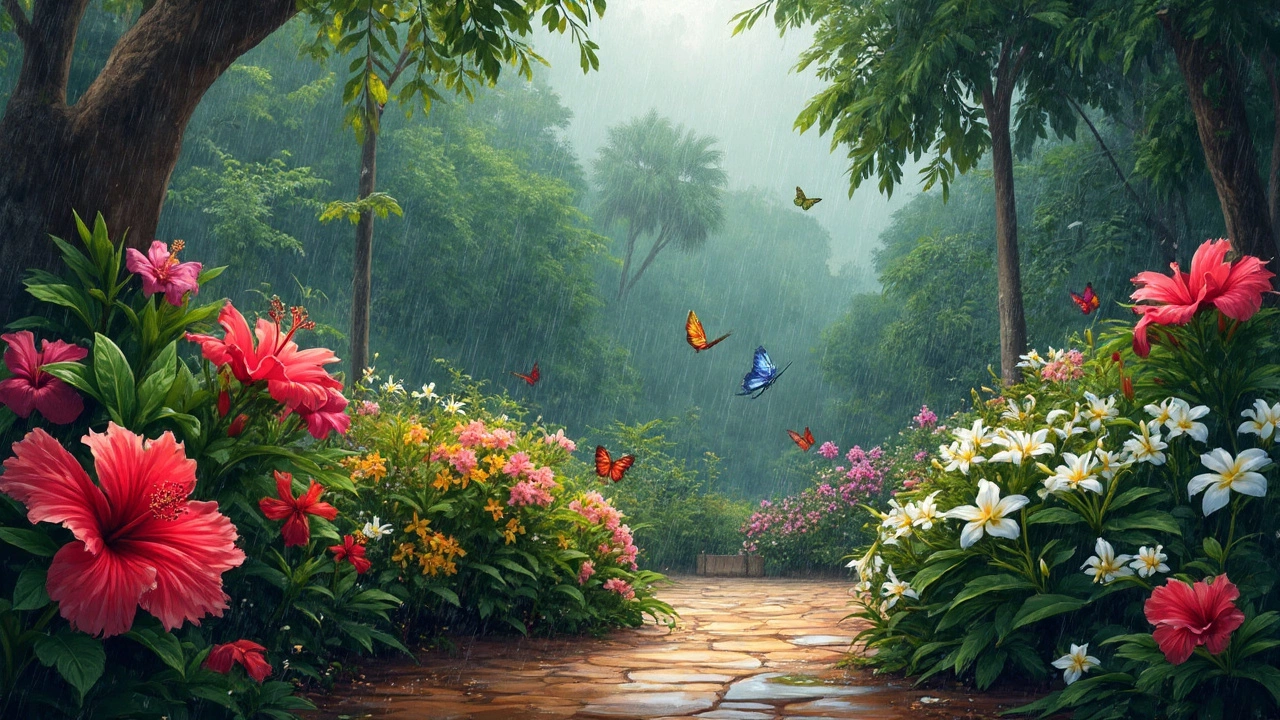 Which Plant Blooms Year-Round in India?
