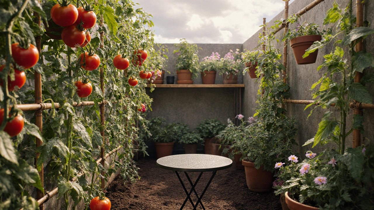 Is a 10x10 patio big enough for a thriving terrace garden?