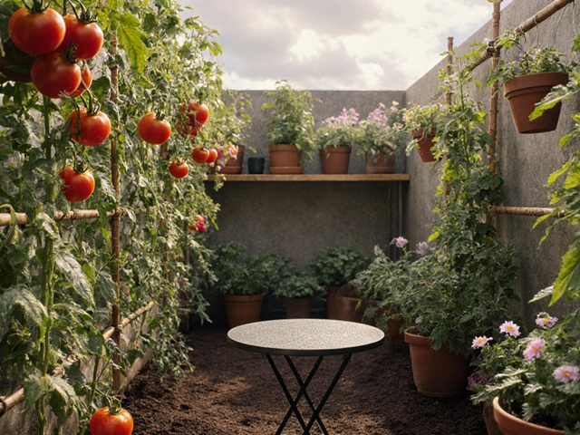 Is a 10x10 patio big enough for a thriving terrace garden?