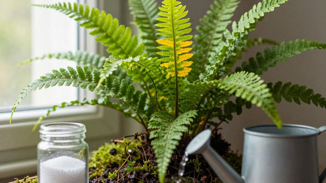 Why Do You Put Epsom Salt on Ferns? The Real Reason It Works